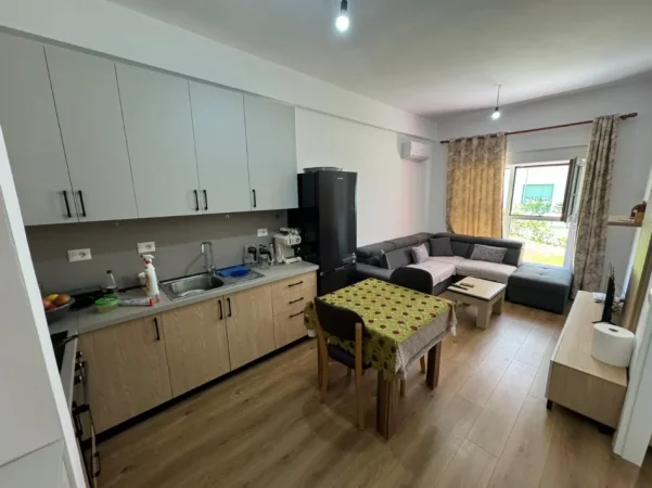 Tirane, jepet me qera apartament 1+1 Kati 1, 