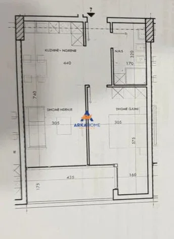 Tirane, shitet apartament 1+1+Ballkon Kati 9, 74 m² 89.880 € 