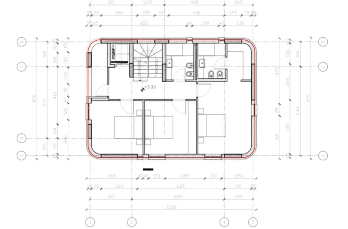 Tirane, shitet Vile 3 Katshe Kati 0, 270 m² 637.498 € (Liqeni I Farkes)