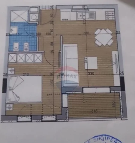Tirane, shitet apartament 1+1 , 52 m² 74.000 € (Univers City ID: 530361016-274)