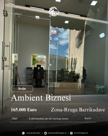 Tirane, shes ambjent biznesi , 24 m² 165.000 € 
