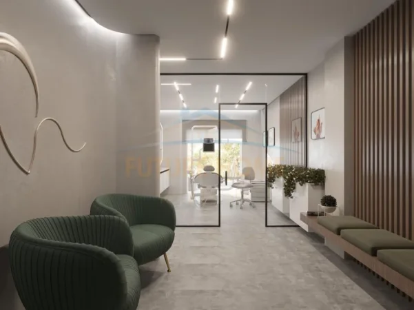 Tirane, jepet me qera ambjent biznesi Kati 2, 93 m² 950 € (Kompleksi Aura)