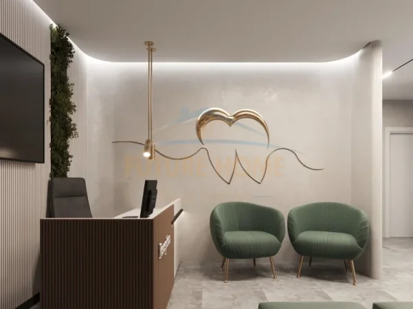 Tirane, jepet me qera ambjent biznesi Kati 2, 93 m² 950 € (Kompleksi Aura)