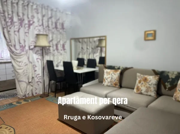 Tirane, jepet me qera apartament 2+1 Kati 4, 60 m² 600 € (Rruga e Kosovareve)