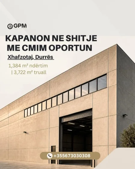 Ne shitje kapanon ne Xhafzotaj, Durres.