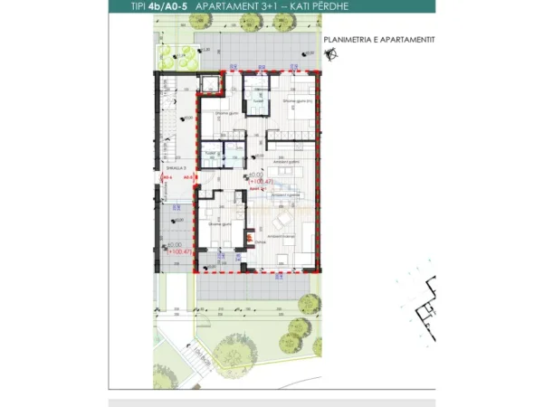 Tirane, shitet apartament 3+1 Kati 0, 142 m² 272.000 € 