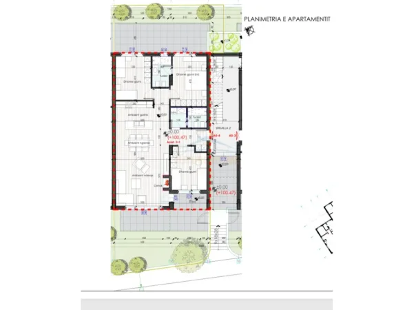 Tirane, shitet apartament 3+1 Kati 0, 147 m² 278.000 € 