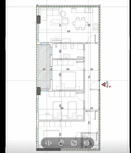 Tirane, shitet apartament 3+1 Kati 2, 128 m² 134.358 € (paskuqan)