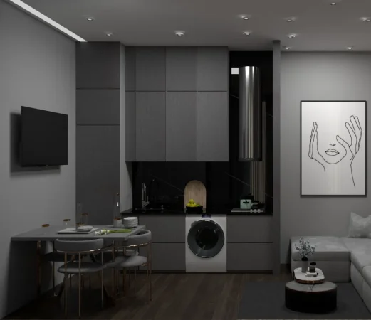 Vlore - Lungomare, shitet garsonier 1+1 Kati 0, 32 m² 70.000 € (Lungomare, Vija e dyte tek Rira, Vlore)