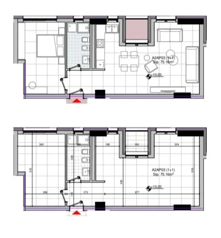 Tirane, shitet apartament 1+1 , 89 m² 205.344 € (ish stacioni i trenit)