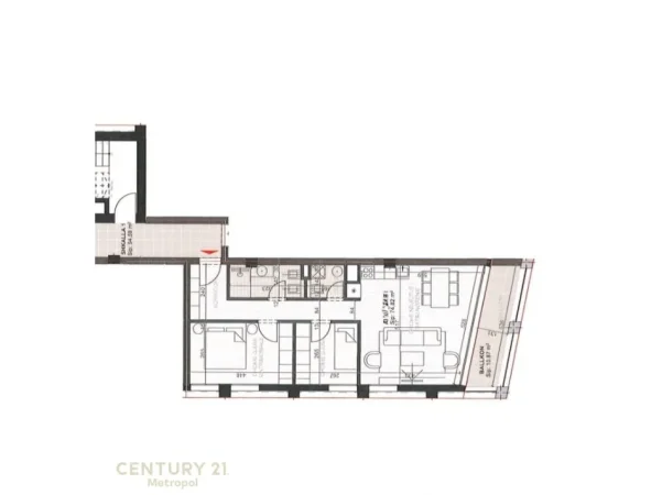 Vlore, shitet apartament 2+1+Ballkon , 101 m² 285.000 € 