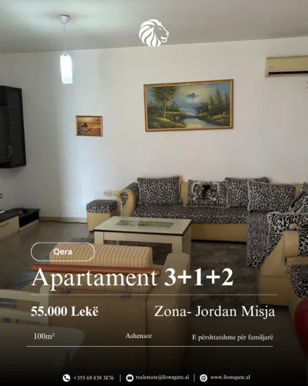 Tirane, jap me qera 3+1 , 100 m² 550 € 