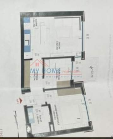 Tirane, shes apartament 2+1+BLK Kati 6, 79 m² 146.335 Euro (Stacioni i Trenit)