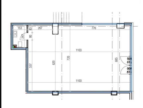 Tirane, jepet me qera dyqan Kati 0, 97 m² 2.500 € (RRUGA E KAVAJES)