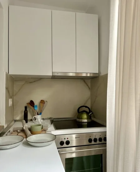 Tirane, jepet me qera apartament 1+1 Kati 1, 46 m² 600 € (Liqeni Artificial)