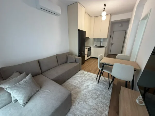 Tirane, jepet me qera apartament 1+1 Kati 6, (Ali Demi)