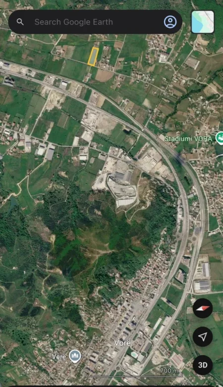 Tirane, shitet toke , 53.000 m² 265.000 € (Tirane,Vore,Rruga Sakose)