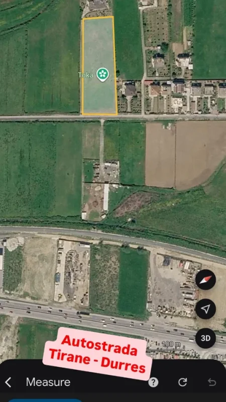 Tirane, shitet toke , 53.000 m² 265.000 € (Tirane,Vore,Rruga Sakose)