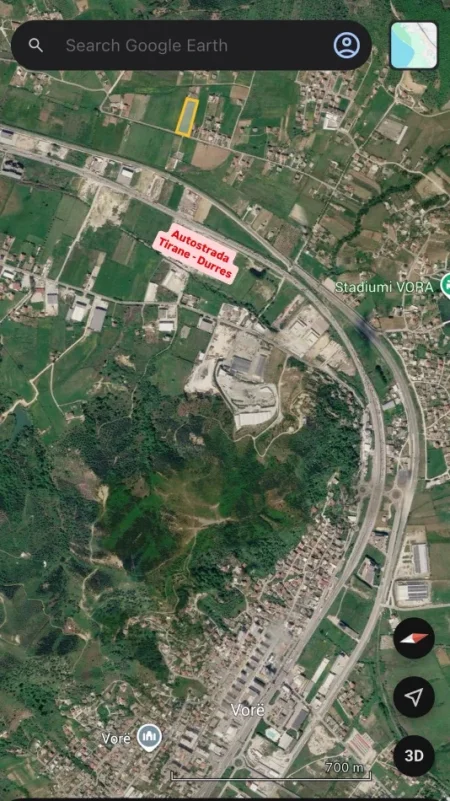 Tirane, shitet toke , 53.000 m² 265.000 € (Tirane,Vore,Rruga Sakose)