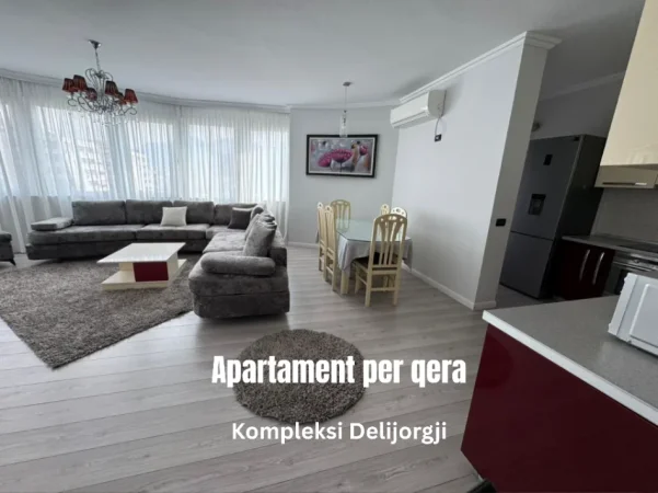 Tirane, jepet me qera apartament 3+1 Kati 6, 125 m² 1.200 € (Delijorgji)