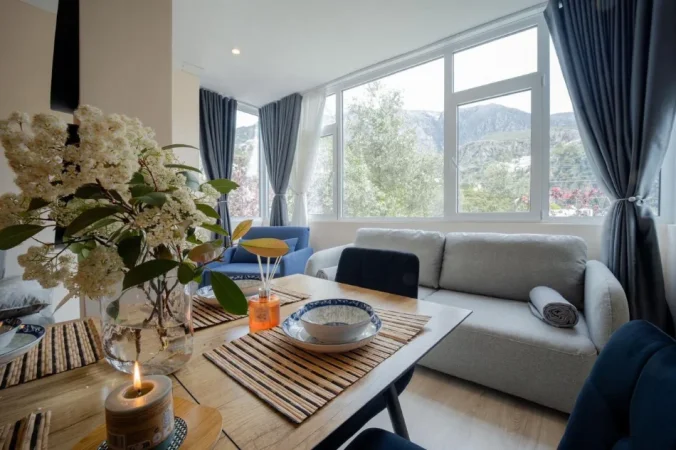 Dhermi - Palase, shitet apartament 1+1+Ballkon Kati 1, 57 m² 175.000 € (Dhermi)