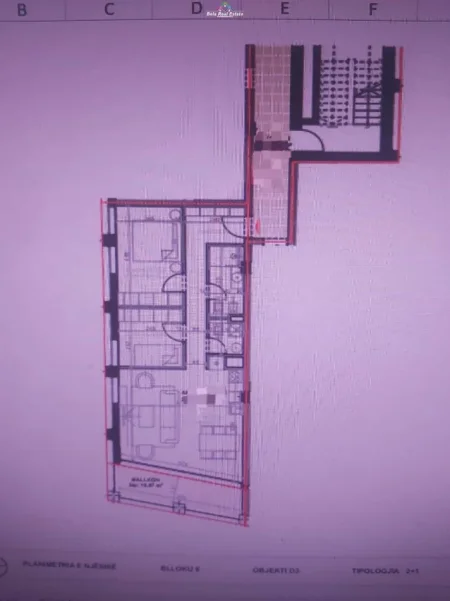 Vlore, shes apartament 2+1 Kati 4, 101 m² 326.000 € (Vlora – Marine)