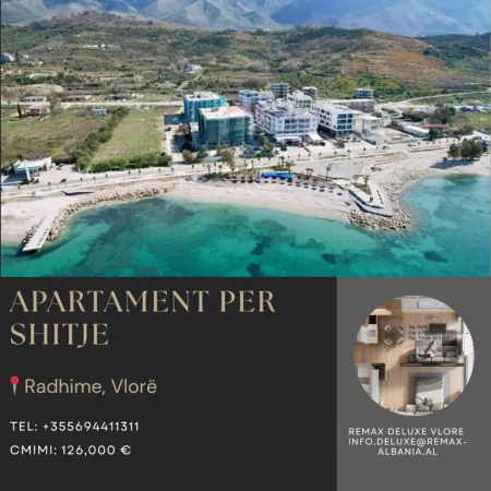 Vlore - Lungomare, shitet apartament 1+1 Kati 5, 48 m² 126.000 € (Radhime, Vlore)