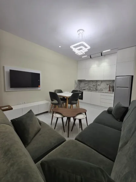 Tirane, jepet me qera apartament 1+1+Ballkon Kati 5, 59 m² 400 € 