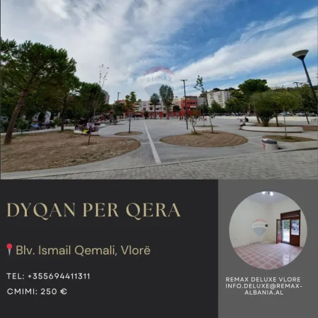 Vlore, jepet me qera dyqan Kati 0, 30 m² 250 € (Bulevardi Ismail Qemali,pran Conad, Vlore)