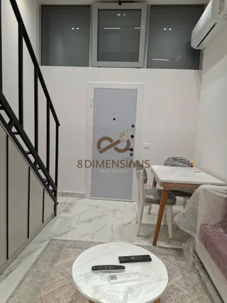 Tirane, jepet me qera apartament duplex 1+1 Kati 0, 35 m² 400 € (astir)