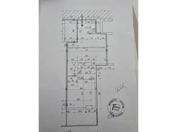 Tirane, shitet apartament 1+1 Kati 5, 61 m² 170.000 € 