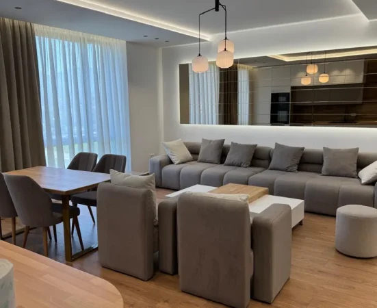 Tirane, jepet me qera apartament 1+1 Kati 6, 76 m² 700 € (Rruga Filip Jano)