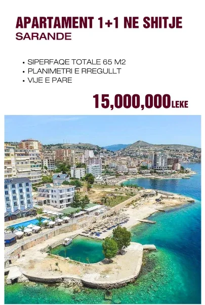 Sarande, shitet apartament 1+1+Aneks+Ballkon , 65 m² 150.000 € (sarande)
