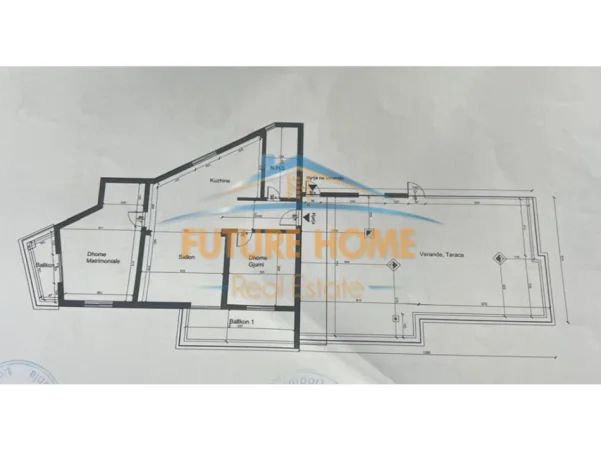 Tirane, shitet apartament 2+1+Ballkon Kati 7, 230 m² (Fresku)