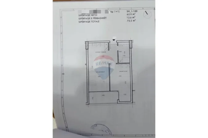 Tirane, shitet 1+1 , 62 m² 89.500 € (Kashar)