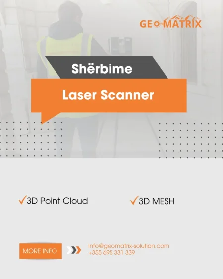 Tirane, ofroj Skanime me 3D Laser Scanner