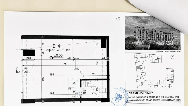 Tirane, shitet ambjent biznesi Kati 0, (Alibej Residence)
