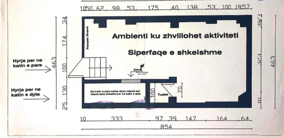 Tirane, jepet me qera lokal Kati 0, 60 m² 1.800 € (QENDER)