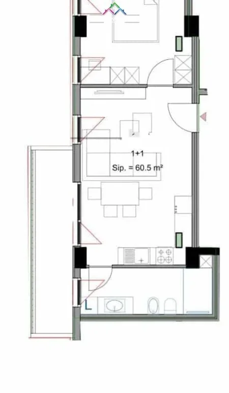 Tirane, jepet me qera zyre Kati 1, 64 m² 520 € (dritan hoxha)