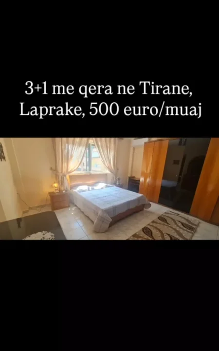 Tirane, jepet me qera apartament 3+1 Kati 2, 120 m² 500 € 