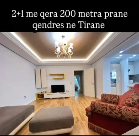Tirane, jepet me qera apartament 2+1 , 1.000 €