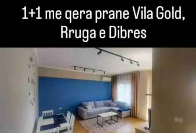 Tirane, jepet me qera apartament 1+1 Kati 4, 600 € 
