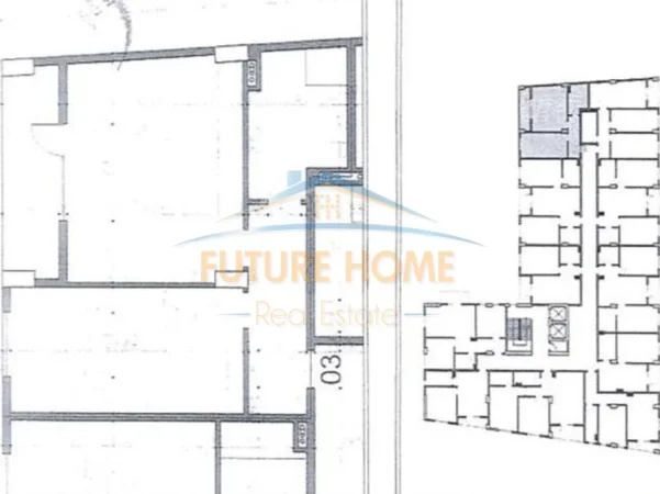 Tirane, shitet apartament 1+1 Kati 4, 85 m² 74.000 € (KAMEZ , White Diamond)