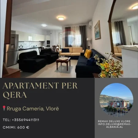 Vlore - Lungomare, jepet me qera apartament Kati 2, 120 m² 600 € (Rruga Cameria, Lungomare, Vlore)