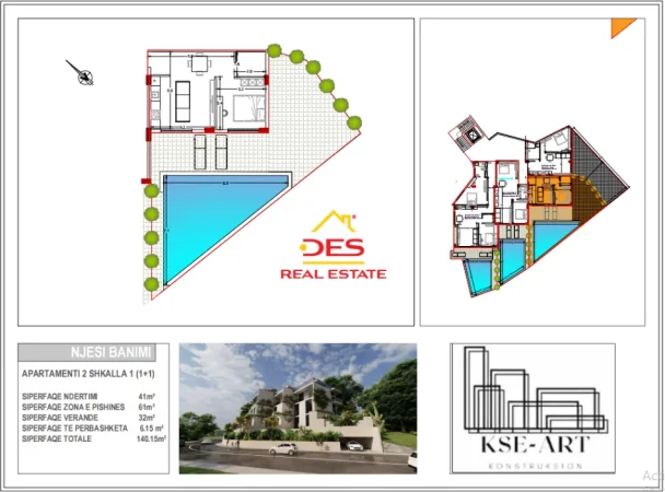 Vlore, shitet apartament , 117 m² (Radhimë)