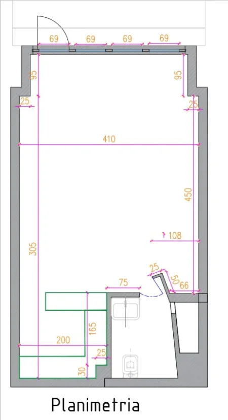 Tirane, jepet me qera zyre Kati 0, 35 m² 300 € (komuna e parisit)