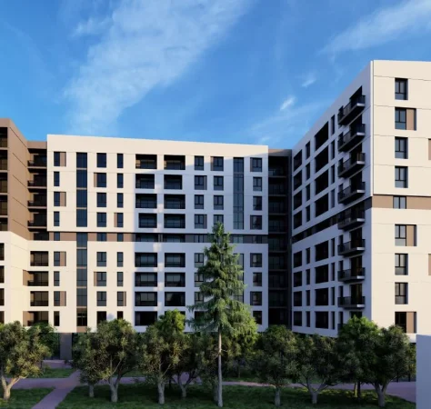 Tirane, shitet apartament 1+1 Kati 9, 64 m² 100.000 € (REZIDENCA ERLI)
