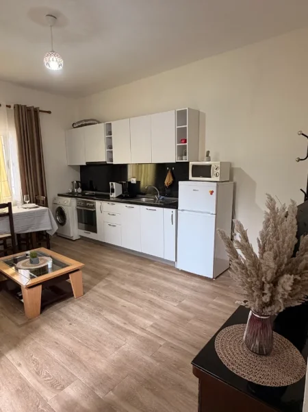 Tirane, jap me qera shtepi 1+1+Ballkon Kati 1, 50 m² 400 € (Mihal Grameno Nr.161)