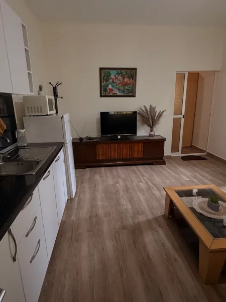 Tirane, jap me qera shtepi 1+1+Ballkon Kati 1, 50 m² 400 € (Mihal Grameno Nr.161)