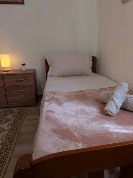 Tirane, jap me qera shtepi 1+1+Ballkon Kati 1, 50 m² 400 € (Mihal Grameno Nr.161)